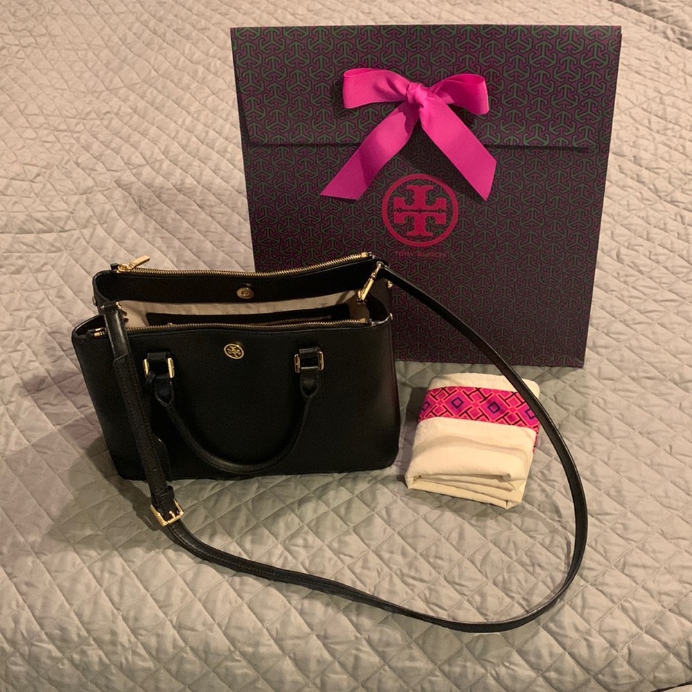 Tory Burch Robinson Saffiano Satchel aka My Break-Up Bag